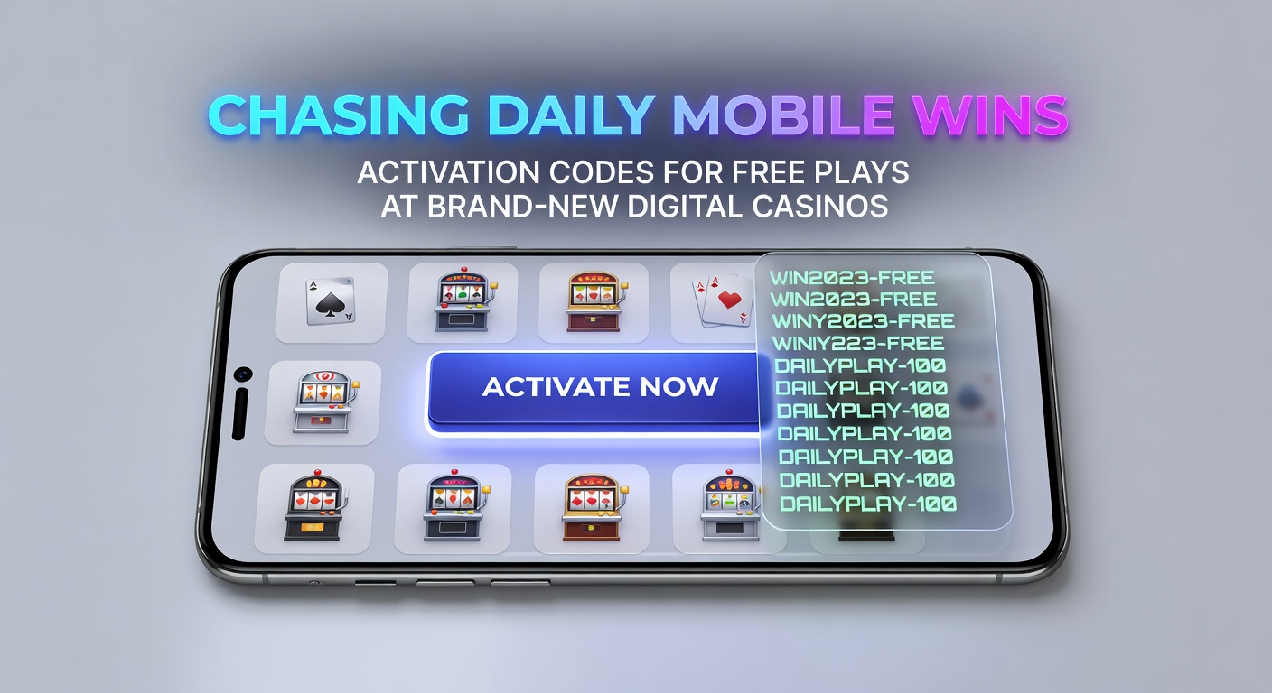 Close-up of fingers entering an activation code on a casino app, with free spins and win notifications overlayed