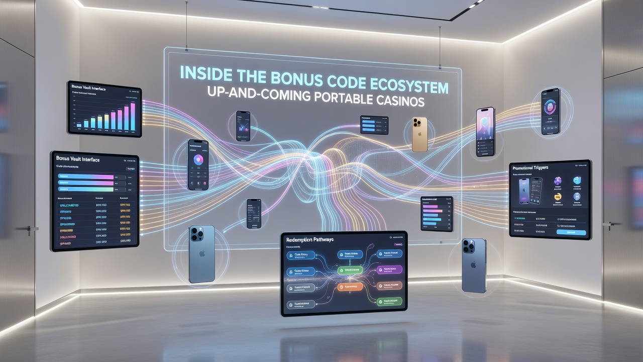 Analytics dashboard showing bonus code redemption trends across mobile devices