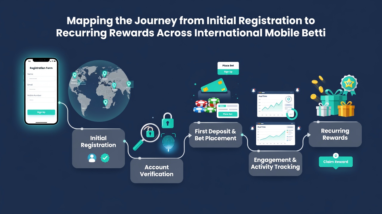Illustration of loyalty program progression and recurring reward activation in mobile betting applications