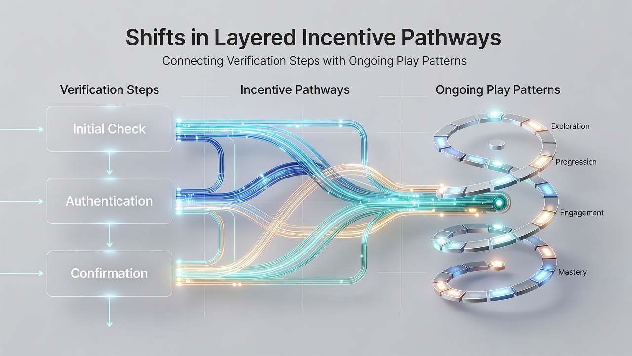 Illustration of interconnected mobile app networks displaying how verification data flows into dynamic reward calculations based on user activity trends