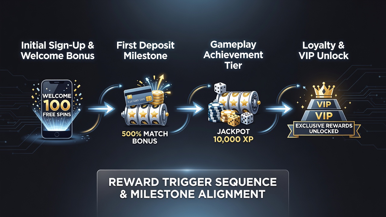 Mid-article illustration of milestone reward sequences in mobile casino platforms